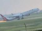 Tail strike B773 Kalitta Air w Cincinnati, fot. avherald