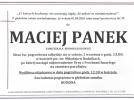 Maciej Panek - nekrolog (fot. Akademia Pilotów)