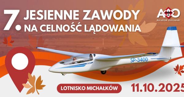 Aerokluby podsumowują sezon zawodami na celność lądowania
