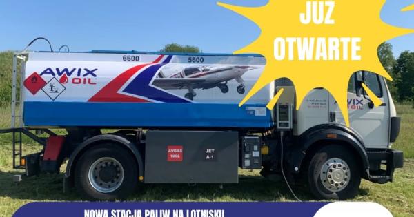 Paliwo AVAGS 100LL, JET A-1 już dostępne na lotnisku Szczecin-Dąbie